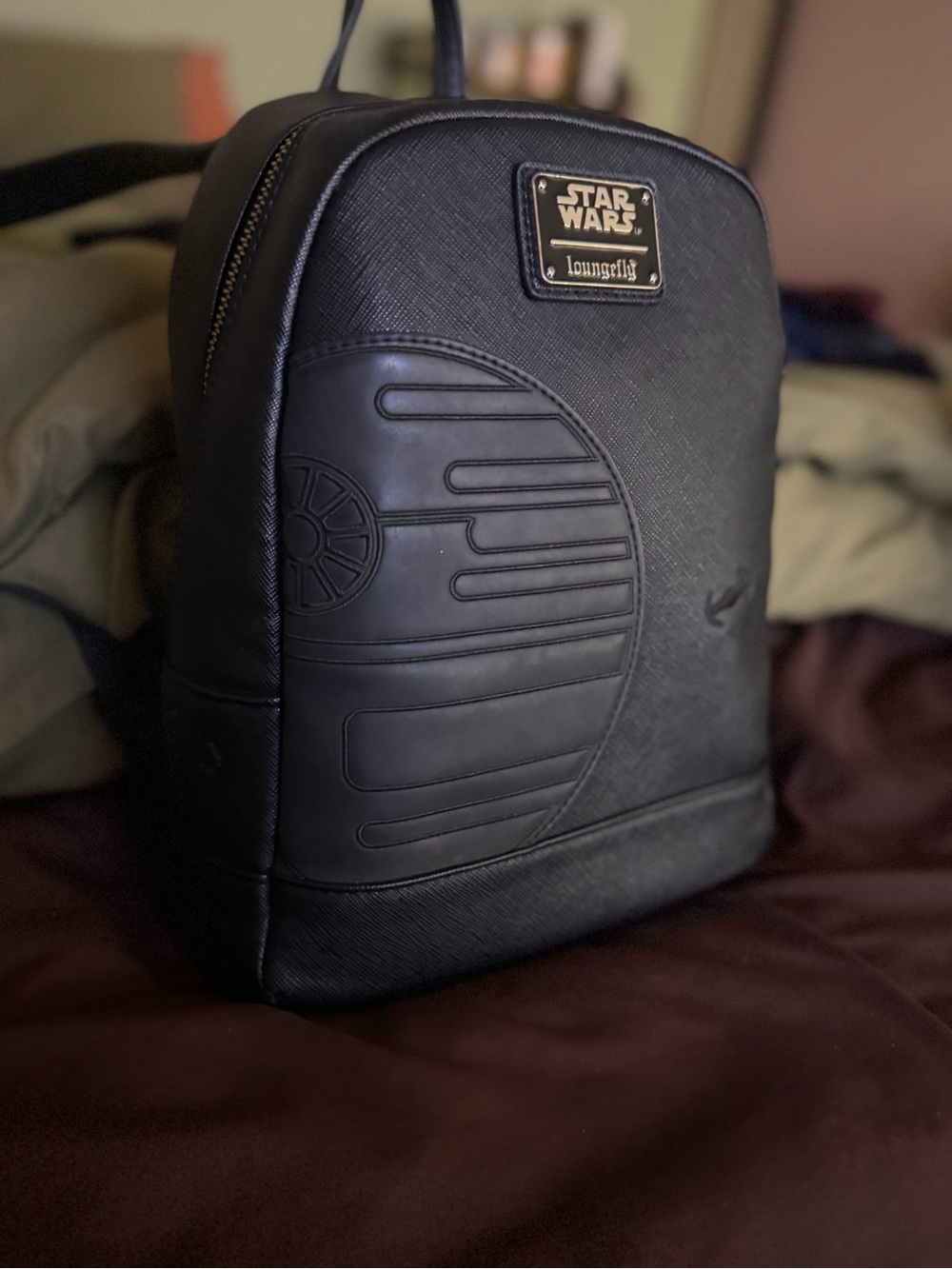 Star Wars Deathstar Loungefly Black Backpack